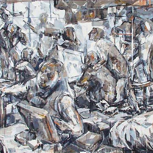 2002, water colour on paper, 210 x 300cm