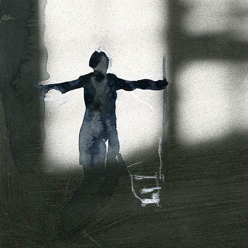 Coutts - Night Drawing 41, gouache