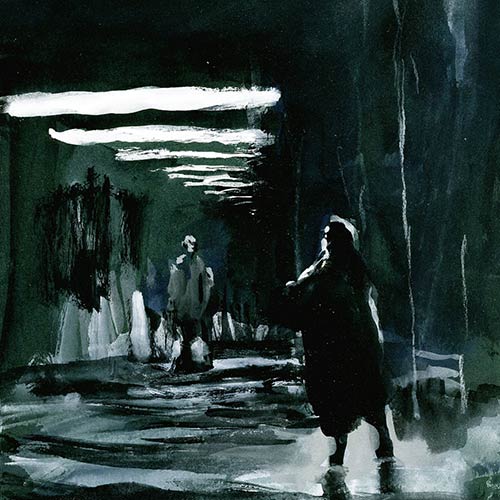 Coutts - Night Drawing 60, gouache
